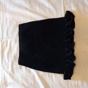Black mini skirt small